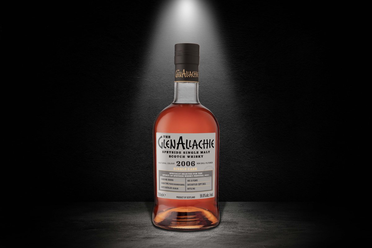 TheGlenAllachie's tweet photo. Presenting... our exclusive bottling for the Spirit of Speyside Whisky Festival 2021 🥃
Bursting with smoked red berries, burnt toffee and cinnamon, this experimental expression is available now, exclusively from our Distillery Shop. https://t.co/3ZJPyiQmyw