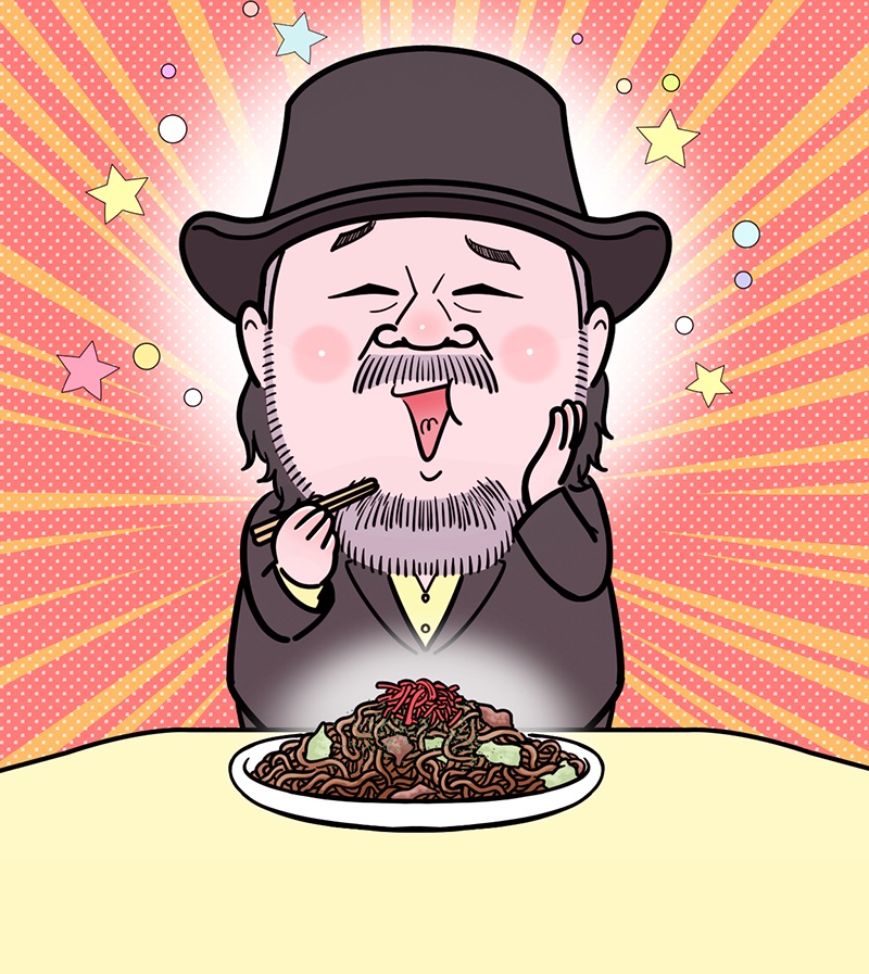 今晩のマツコの知らない世界。ご当地焼きそばのイラストです。横山剣さんが下戸だったは衝撃。タイガータイガージレッタイガー。ほんじつもありがとうございました
#小野瀬雅生 さん    
#焼きそば    #クレイジーケンバンド 
