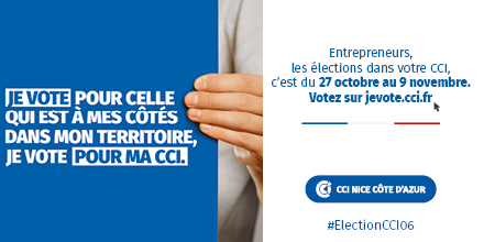 CCIcotedazur's tweet photo. [ 𝗝-𝟳🗳️ #ElectionCCI06 ] Entrepreneurs, commerçants, indépendants, jusqu'au 9 novembre 🇫🇷#JevoteCCI sur https://t.co/RnYYHt9wf3 : 

🔹Pourquoi voter : https://t.co/jOF2KiPe7k ?
🔹Comment voter : https://t.co/JwCKWYr9F9 ?

@ccifrance @Economie_Gouv @cci_paca https://t.co/7pvj4y41IB