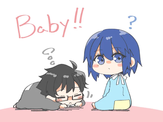 >ベイビー遠野くん&amp;ベイビーシエル先輩 #odaibako_live_unyanya https://t.co/p8ndvGnWsP
ベイビー志貴シエwith保護者面蛇です。 