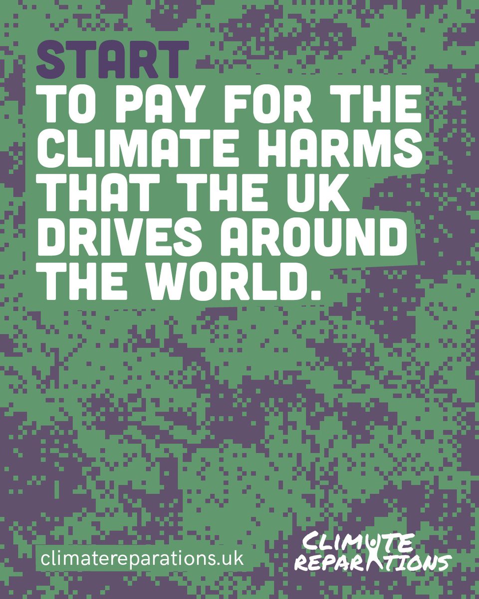 PlatformLondon's tweet photo. We demand that governments:
๐
โโ๏ธSTOP fossil-fuelled militarisation
๐โโ๏ธSTART to pay for the climate harms that the UK drives around the world.
Read the full demands๐ & join the @COP26_Coalition #climatereparationsbloc Nov 6 march for #ClimateJustice
https://t.co/nwVdF1O4TP https://t.co/A96fZs7ovj