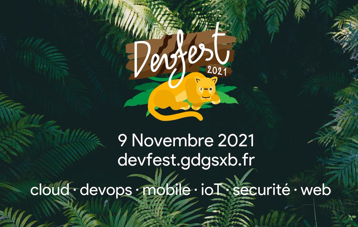 Mardi prochain, le 09/11/21, se tiendra la <a href="/DevfestSXB/">Devfest Strasbourg</a> à Strasbourg !
Pour l'occasion, on vous fait gagner 1 entrée pour participer à cette conférence !
Pour participer, rien de plus simple : follow le compte <a href="/DevfestSXB/">Devfest Strasbourg</a> et RT ce tweet ! #concours 1/2