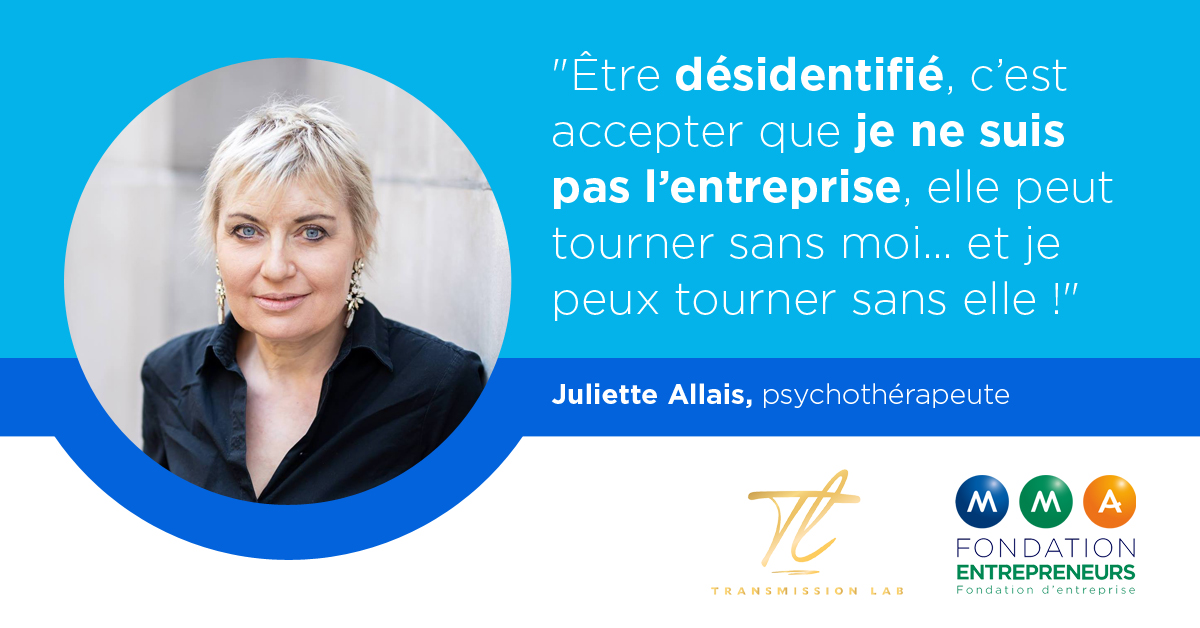FondationMMA_EF's tweet photo. Lors d'une #transmission d'entreprise, il est difficile de procéder à sa #désidentification, autant pour celui qui transmet que celui qui reçoit. 🤝
Juliette Allais, psychothérapeute, vous guide pour y parvenir en toute sérénité. #TransmissionLab
➡️ https://t.co/rFZQEVio6q https://t.co/oVdDfDpZp7