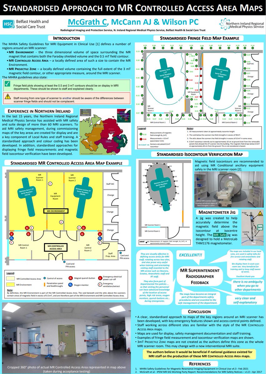 IPEM MR-SIG (@ipem_mr_sig) on Twitter photo Standardised approach to MR Controlled Access Area maps
Cormac McGrath, Northern Ireland Regional Medical Physics Service
#MRsafetyIPEM #MRI #MRIsafety
<a href="/IPEMConferences/">IPEMConferences</a> Standardised approach to MR Controlled Access Area maps
Cormac McGrath, Northern Ireland Regional Medical Physics Service
#MRsafetyIPEM #MRI #MRIsafety
<a href="/IPEMConferences/">IPEMConferences</a>