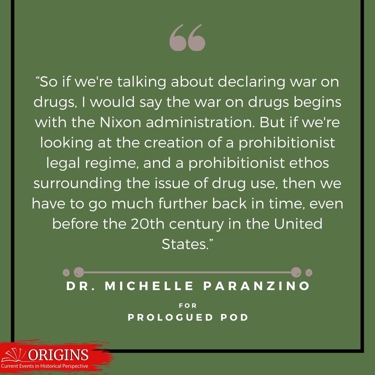 Today's #tuesdayvibe &amp; #tuesdaythoughts courtesy of the NEW season of <a href="/ProloguedPod/">ProloguedPod</a> on The Global War on Drugs--Episodes 1 &amp; 2 streaming now! anchor.fm/originsosu/epi…