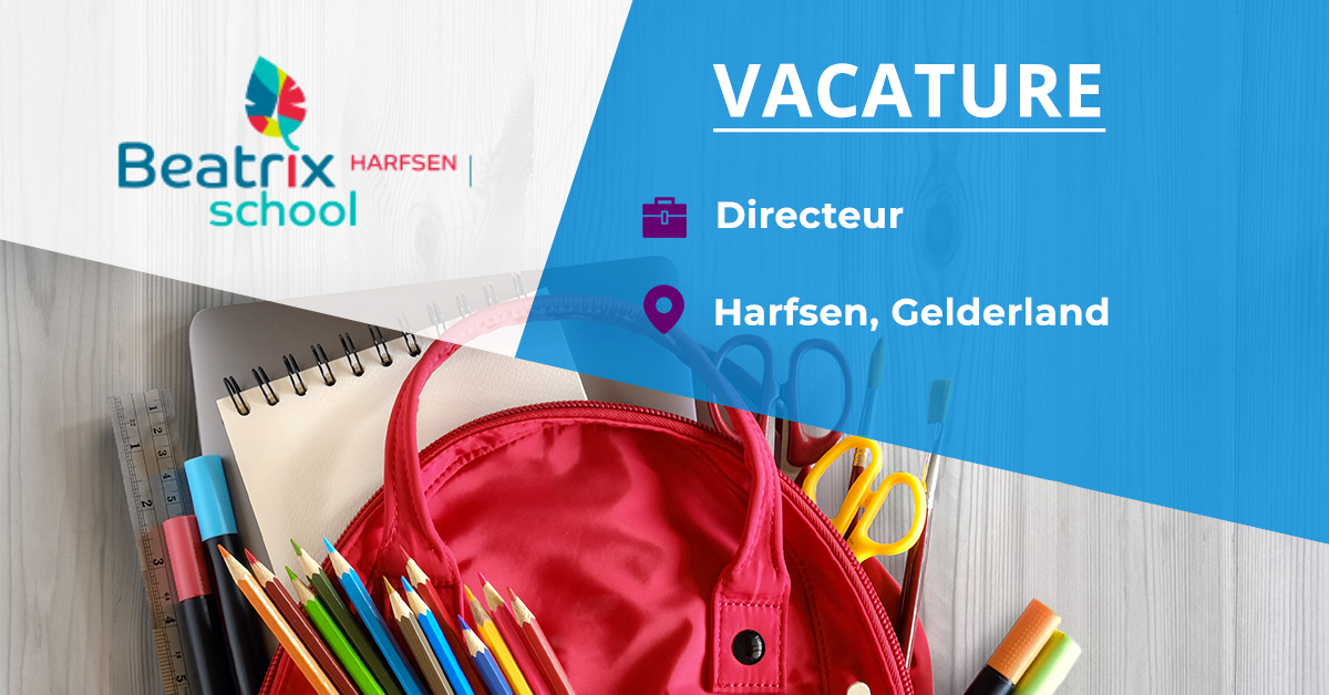 Onderwijsbureau's tweet photo. De Beatrixschool in Harfsen heeft als thema “samen leren in een uitdagende leeromgeving”. Voor deze groeiende, moderne school zijn we op zoek naar een nieuwe directeur, die de eigenheid van de school én het team versterkt. Bekijk de vacature:

https://t.co/3NsWETHKHm #vacature https://t.co/FPOSdEp1Cb
