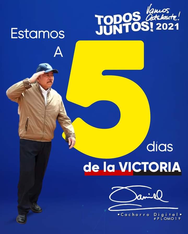 LaMilpaRev's tweet photo. ❗ A 05 DIAS PARA LA GRAN VICTORIA DEL PUEBLO PRESIDENTE ✊🏽❤🖤

#Nicaragua 
#UnidadParaLaProsperidad 
#TodosJuntosVamosAdelante 
#OctubreVictorioso https://t.co/tPnE7bV5Wy