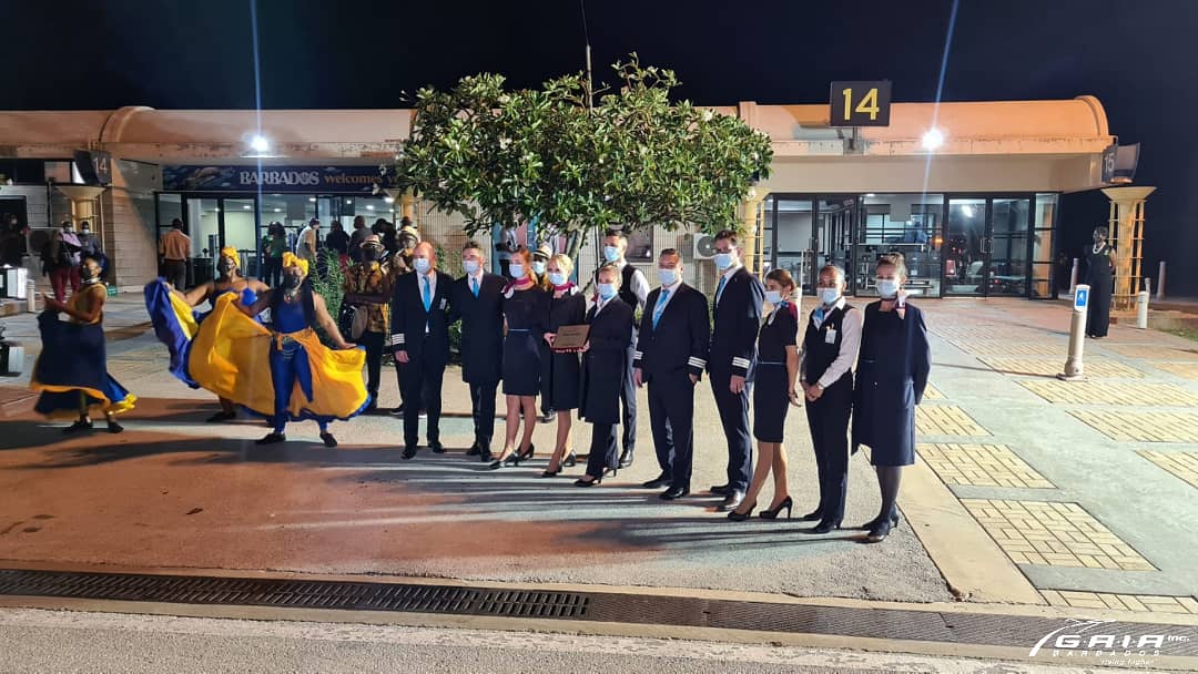 A warm Barbados welcome to the inaugural Eurowings Discover as they commence their Winter season schedule!
.
.
They will be proving service between Barbados and Frankfurt, Germany.
#gaiabarbados #flybarbados #eurowings #eurowingsdiscover
