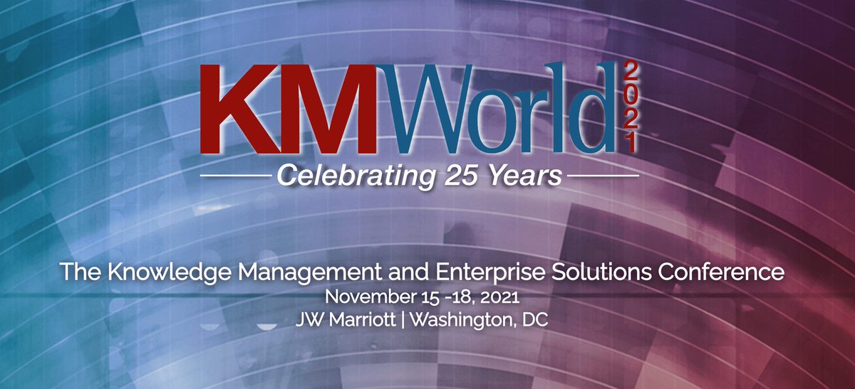 Smartlogic Semaphore Inc., makers of The Semantic AI platform Semaphore, today announce their Platinum sponsorship of #KMWorld 2021, a virtual event taking place on November 15th - 18th, 2021. #Knowledgesharing #Semantics #AI #NLP #Metadata buff.ly/3CFtElp