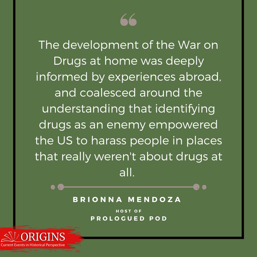 Episodes 1 &amp; 2 of <a href="/ProloguedPod/">ProloguedPod</a> on the Global War on Drugs  streaming NOW anchor.fm/originsosu/epi…

#tuesdayvibe #tuesdaythoughts