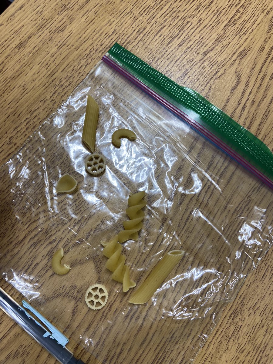 MrsBumstead's tweet photo. Making a dichotomous key to identify pasta in science class today. #science #biology https://t.co/VHP2hUjzGf