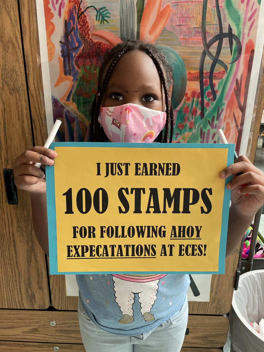 - Another round of 100 stampers!! Congrats to Lainee, Claire &amp; Skylar! We are so proud of you! 🤩 #100stamps #pbis #ecesgrowstogether #goexplorers