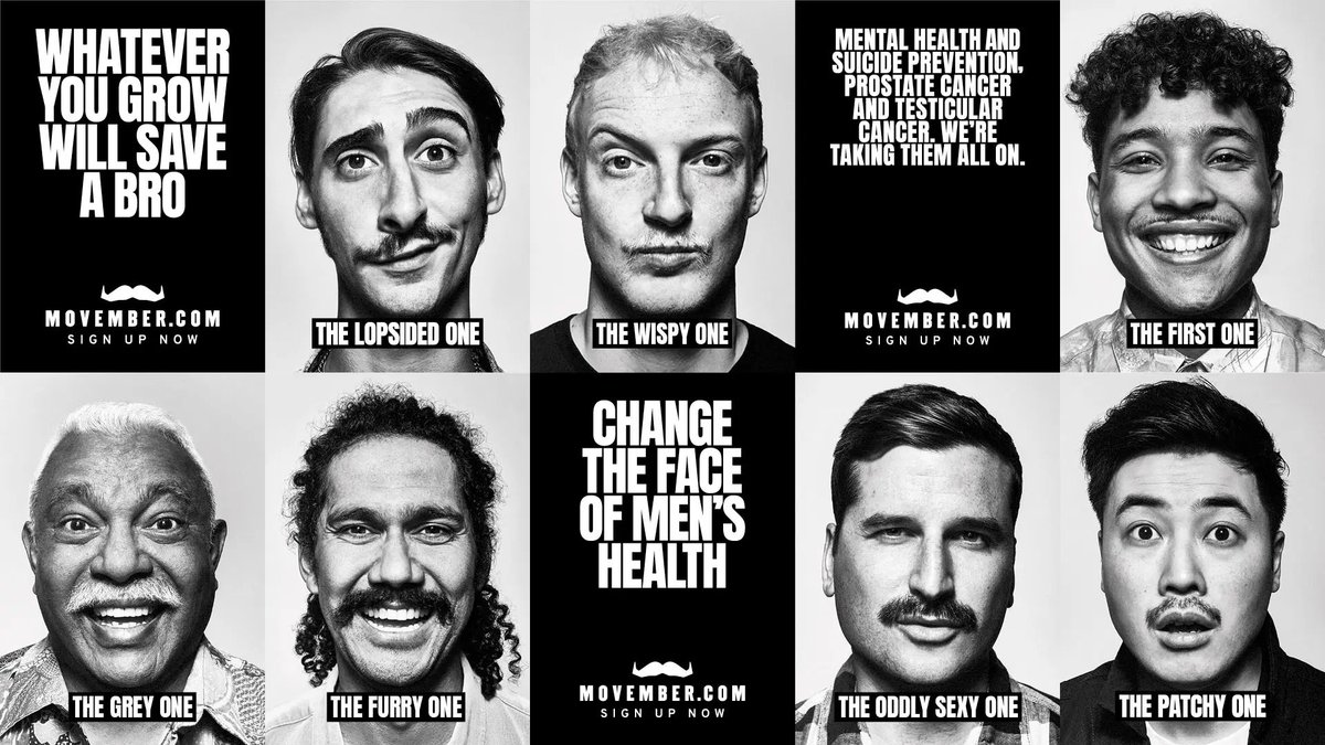 MovemberCA's tweet photo. Happy #Movember 2nd! Growing a Mo goes far beyond face-value – your fundraising helps to support critical research, programming, and more for #menshealth initiatives around the 🌎.

Learn more about how your efforts are changing the face of men's health: https://t.co/XbHPLLZTcX https://t.co/6loyLuMMCR