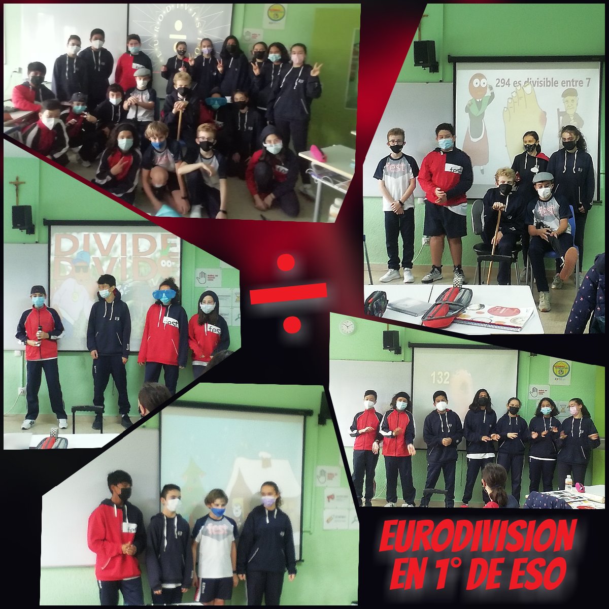 trinitariosM's tweet photo. En matemáticas de 1ESO aprendemos divisibilidad desarrollando nuestra #inteligenciamusical a través de la Eurodivisión #GO #hacialalibertad #inteligenciasmúltiples @AMPATriniAluche https://t.co/J1O86QOSIk