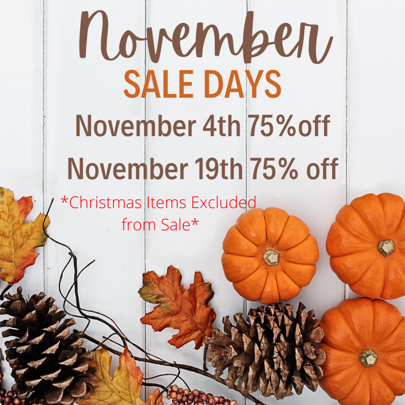 VACCalhoun's tweet photo. Stop by the VAC Thrift Store for our AMAZING Sale Days in November.  All items in the store, EXCEPT Christmas Merchandize, will be 75% Off on these sale days.  When you shop at the VAC 100% of proceeds stay here in Gordon County to support our Hunger Prevention Programs. https://t.co/EdgDUy3B3j