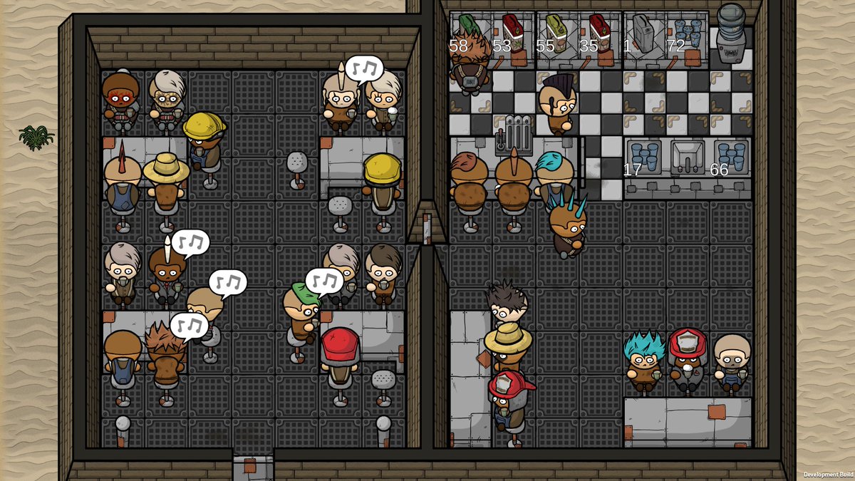 NeuroticPic's tweet photo. ☢️ Hey #PitchYaGame ☢️

Badland Syndicates is a post-apoc saloon manager, which not only simulates your business, but the whole town it's in! Including:

Eco 💵
Factions ☠️
Scheming rivals 🥷🕵️
Raids ⚔️
Catastrophes 🌪️
Politics &amp; Policies 🤝📜

Learn more: https://t.co/azZ1iuO9d9 https://t.co/fS1JzXLJvk