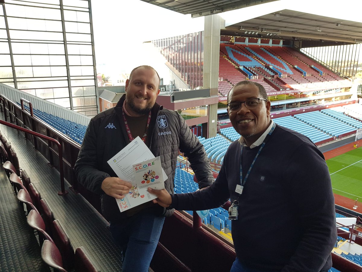 SWB Volunteer Service (@swbvolunteers) on Twitter photo Ross Alexander, AVFC Foundation Manager and Eddie Edmead discussing the joint venture, employability programme - SCORE <a href="/AVFCFoundation/">Aston Villa Foundation</a> <a href="/SWBHnhs/">SWB NHS Trust</a> Ross Alexander, AVFC Foundation Manager and Eddie Edmead discussing the joint venture, employability programme - SCORE <a href="/AVFCFoundation/">Aston Villa Foundation</a> <a href="/SWBHnhs/">SWB NHS Trust</a>