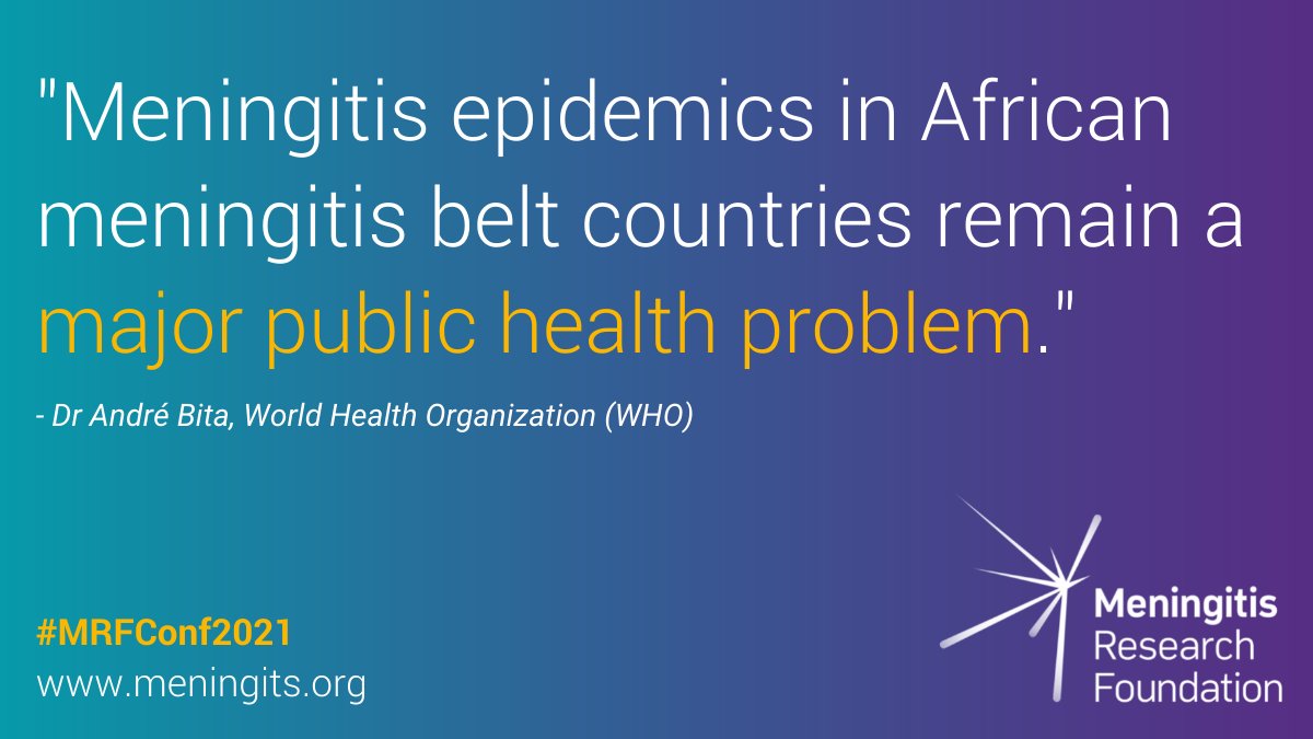 M_R_F's tweet photo. Dr André Bita from @WHO joins us now at #MRFConf2021 to present on the challenges and possible solutions to improving laboratory confirmation of bacterial meningitis. https://t.co/Po98a4DNha