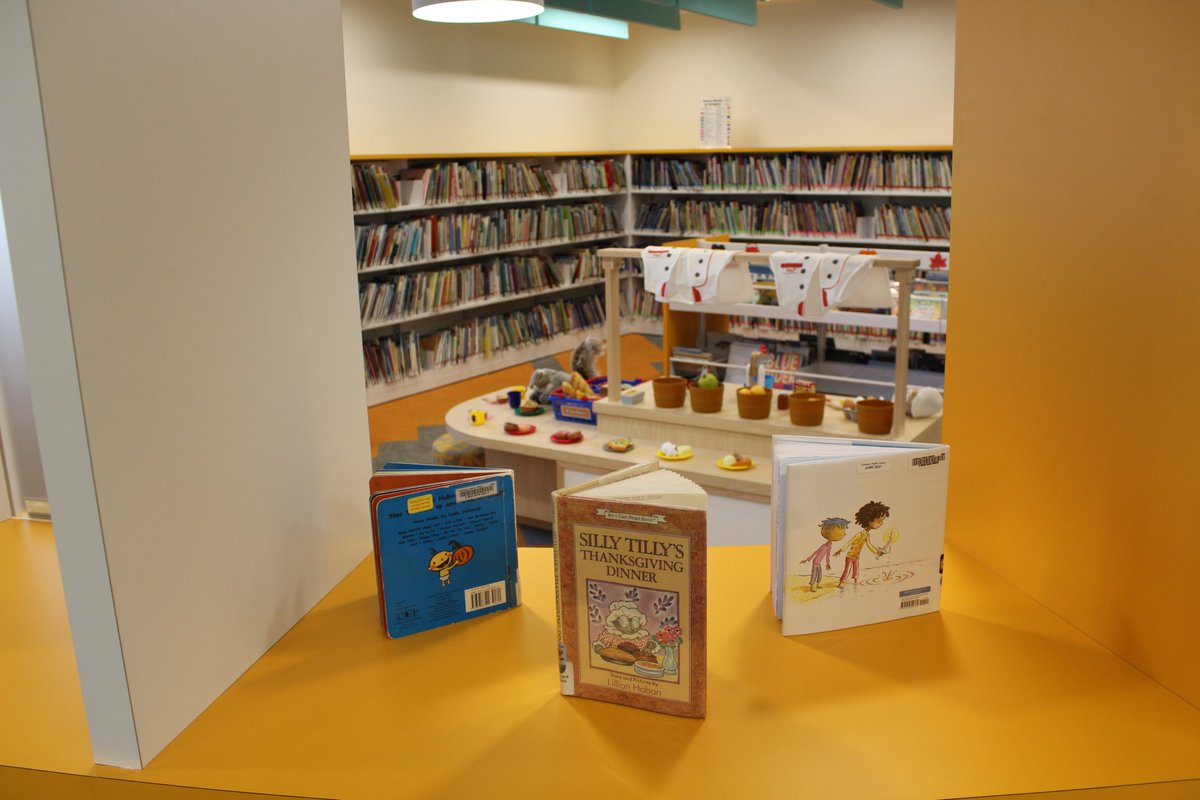 LiverpoolPubLib's tweet photo. Children, families and caregivers will find a new theme for learning and fun at #PlayTable and #LiteracyLadder in #ChildrensFoom #InteractivePlay area.
Yes, November is a good month to talk about #Cooking!
#LiverpoolPublicLibrary #LPLreads #LPLGrowWithMe https://t.co/3lREYj2cLF