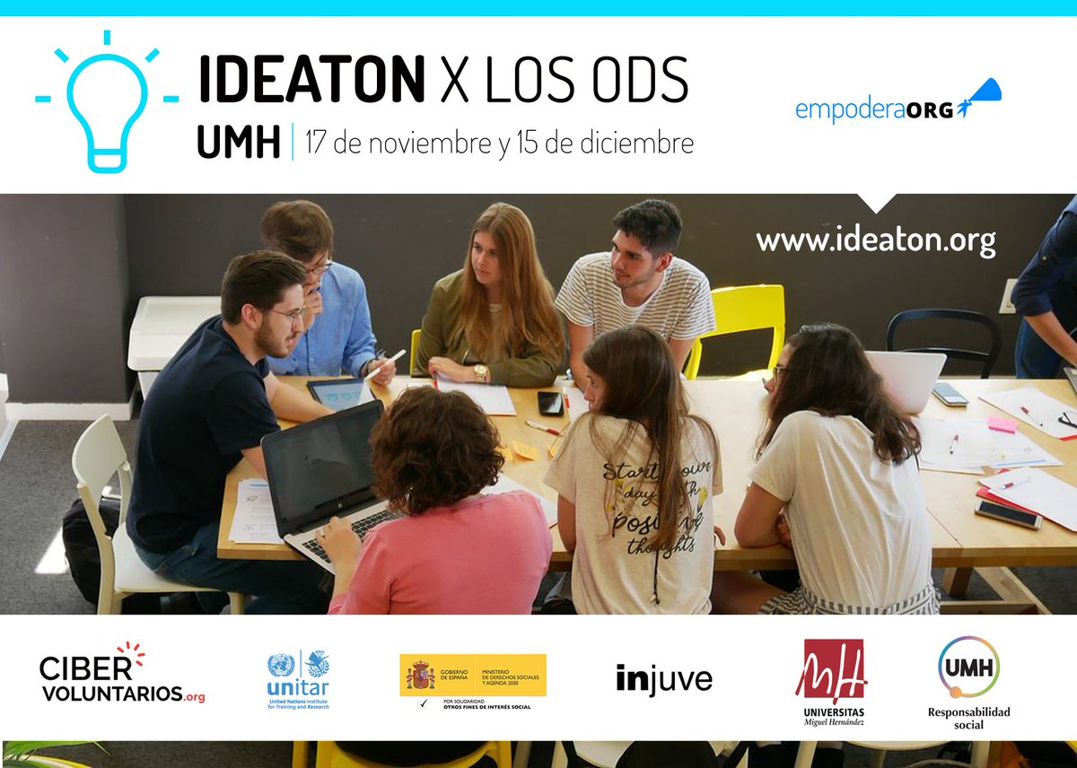 2a Edición de IDEATON POR LOS ODS 2021, dirigido al estudiantado de la UMH