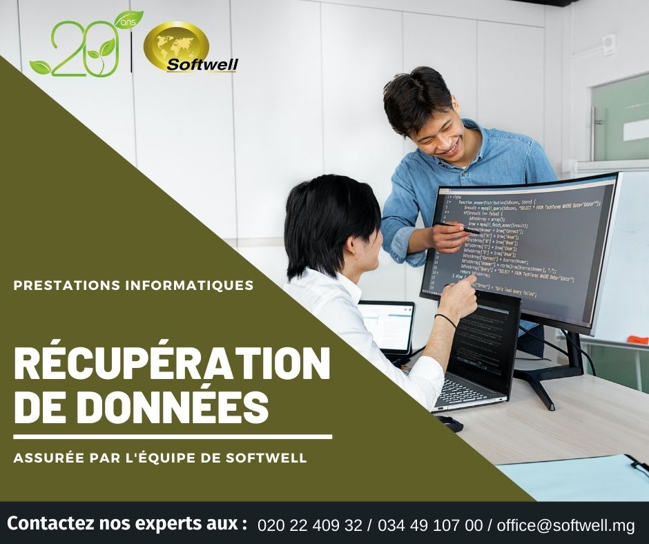 SoftwellMada's tweet photo. Besoin d’un expert de la RÉCUPÉRATION DE VOS DONNÉES informatiques Point d'interrogation décoratif rouge
Téléphone mobile Appelez l’équipe SOFTWELL aux : +261 20 22 409 32 / office@softwell.mg https://t.co/0nOZdnYD7Z