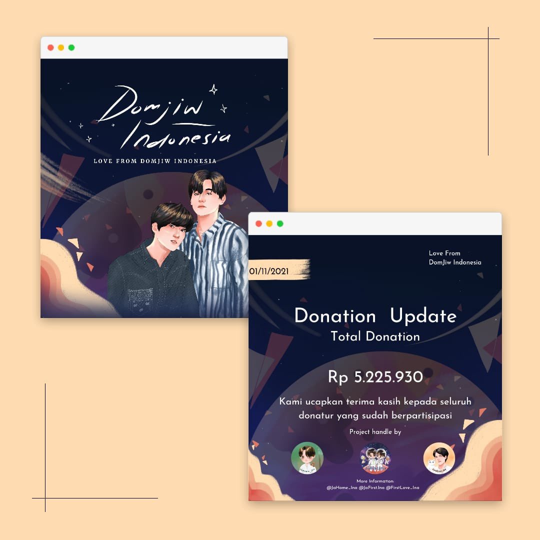 JaHome_ina's tweet photo. Hello Domjiw's🐻🐱 
Open donasi untuk Project kedua kami “Love from DomJiw Indonesia��sudah berakhir ya. Terima kasih atas partisipasinya 🤗

With love,
JaFirst, JaHome and FirstLove Indonesia 🇮🇩💚🧡 

#JaFirst #จาเฟริสท์ #ด้อมจิ๋ว #DomJiw #DomJiw_Indonesia #DomJiwINA_Project https://t.co/3zRYoJX28f