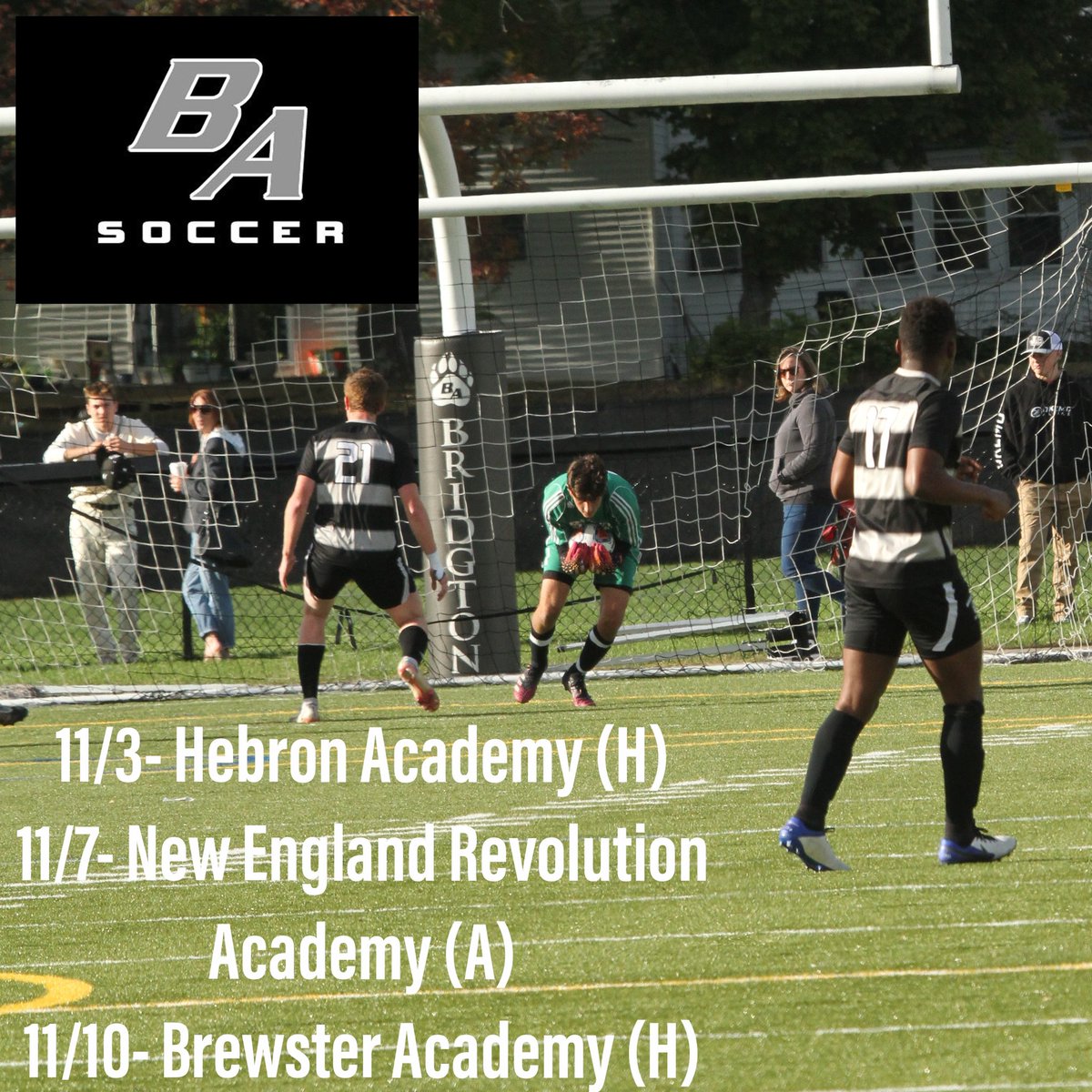 With just 3 games left in the regular season here are some updates on your Wolverines! Bridgton is currently number 5 in NEPSAC A with a record of 6-1-2, keeping us in the run for playoffs!  Regular season schedule found in the picture! #wolverines