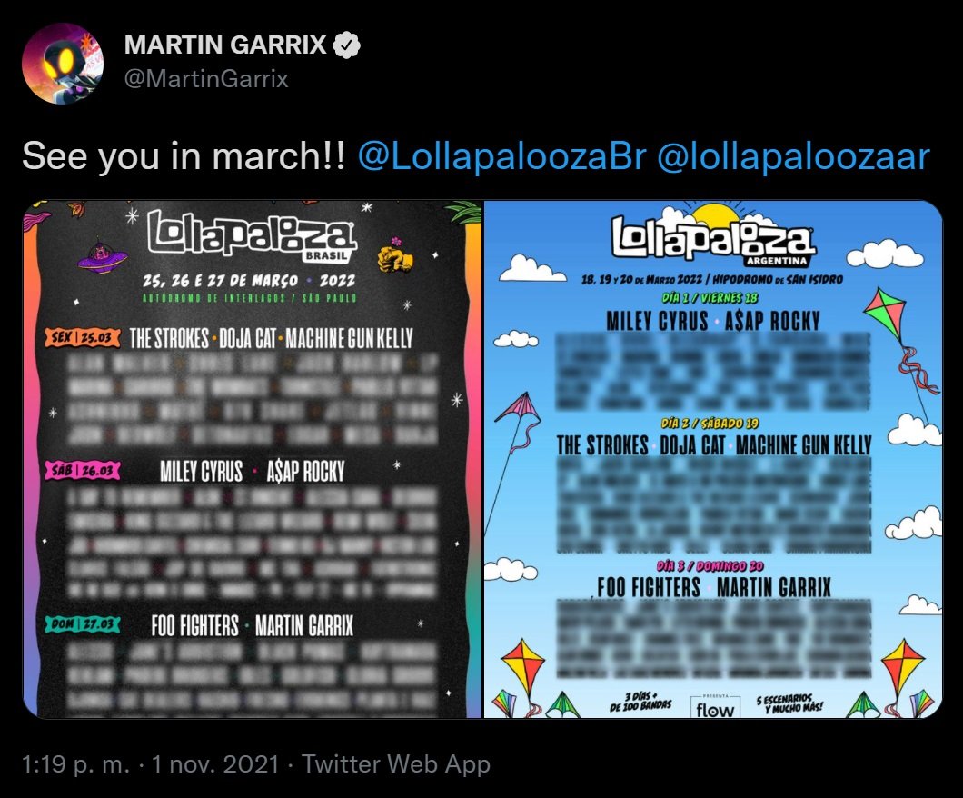 El tweet de Martin Garrix que desató la polémica
