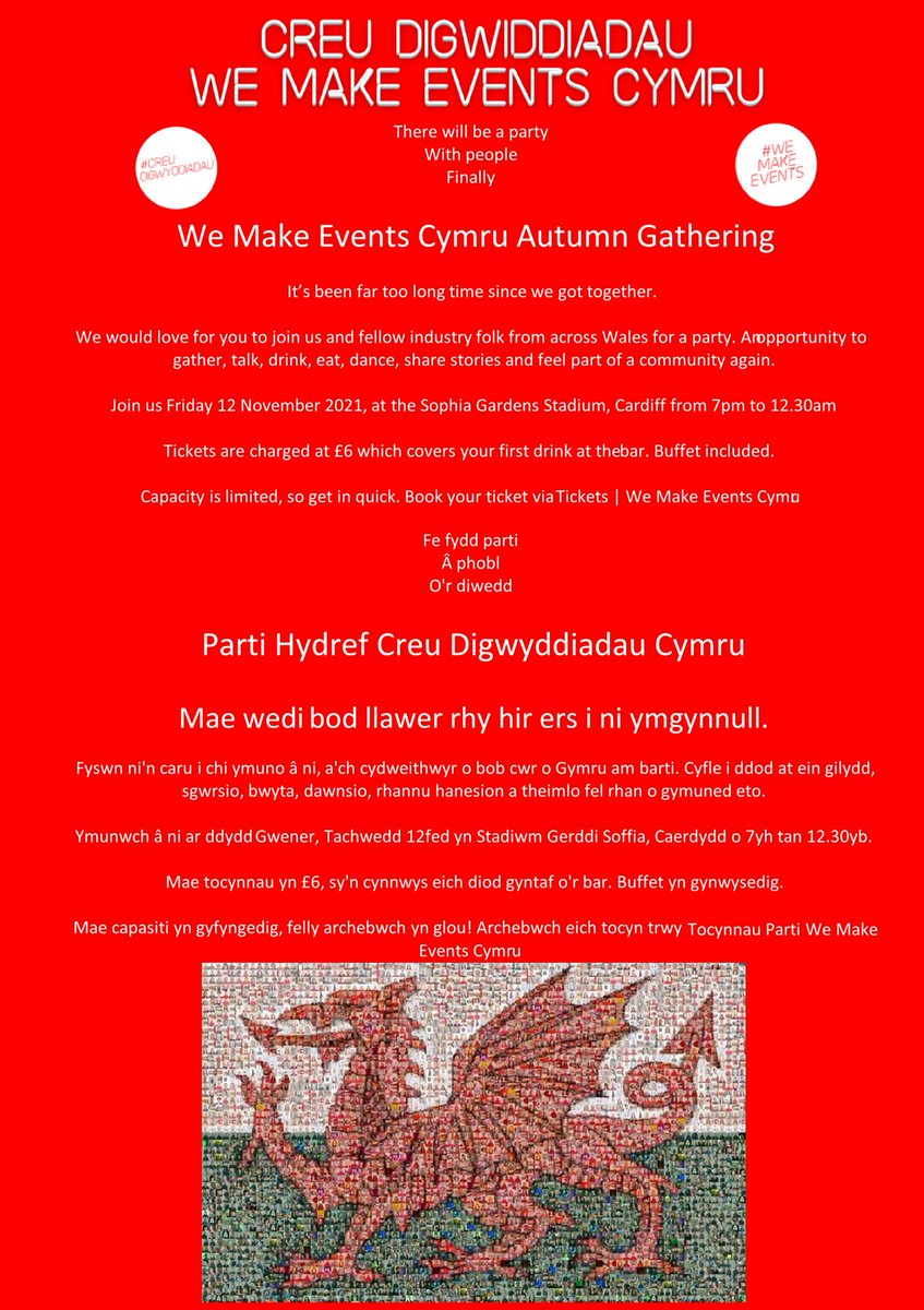 We Make Events Cymru Wales tweet media