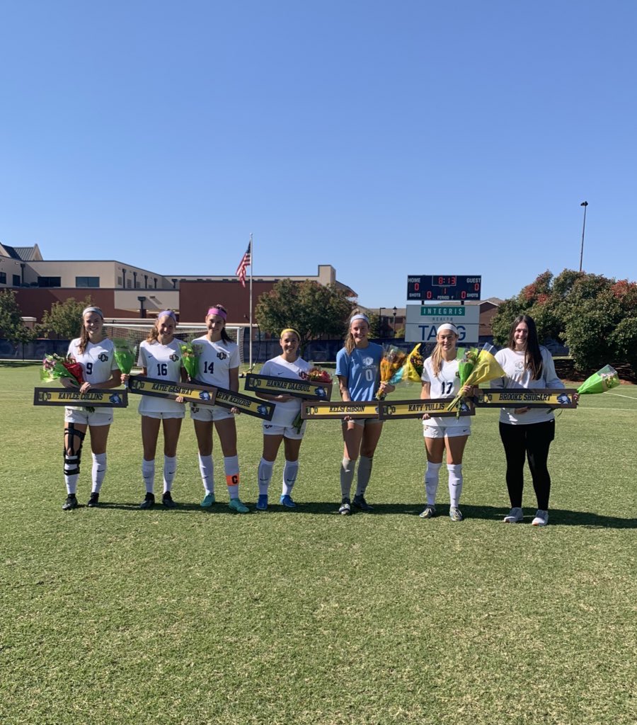 UCOSoccer's tweet photo. Thank you Seniors 💙💛Great way to finish off our regular season #RollChos🐴 https://t.co/brI8txJ2vN
