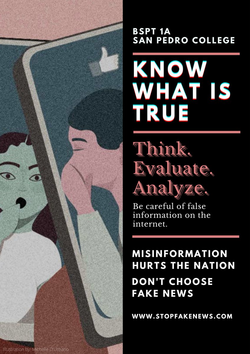 RamirezPablooo's tweet photo. Fake news is not just simply false new stories. Some may have a pinch of truth but lack contextualizing details. These stories may be a propaganda to mislead the reader and lead to massive misinformation. https://t.co/4pIg0Su2o7