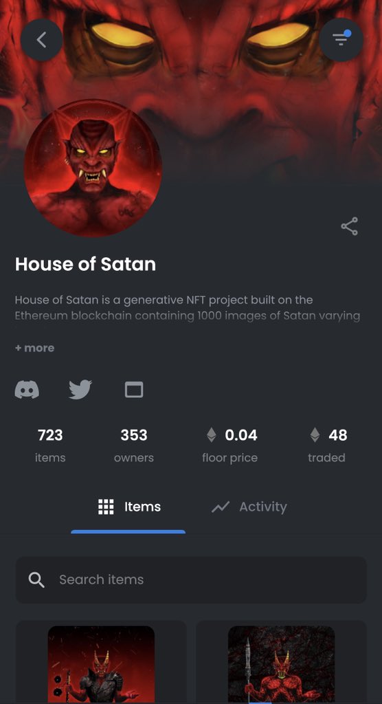 JasonDa76901874's tweet photo. @SatanicNFT Hey is this you guys or a fraud ? https://t.co/mPD6Z8ErA4