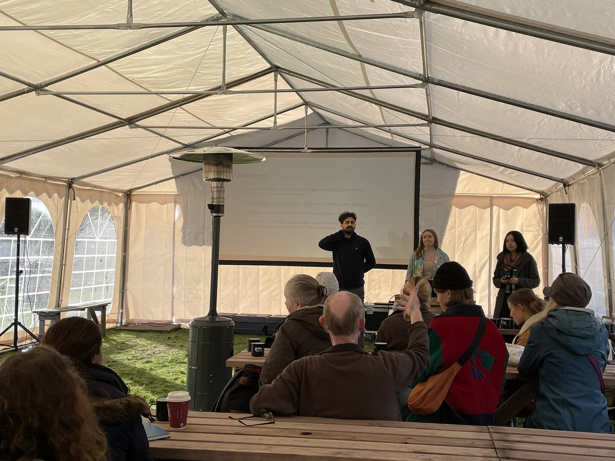 Great discussion with community groups,  @Plattfieldsmar1 funders and #CollaborationLabs researchers on how to join up forces at city and regional level to effect greater change for #foodsustainability