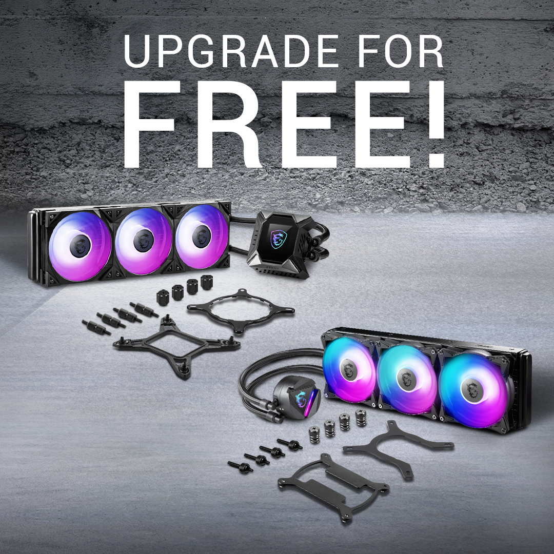 MSITweetsZA's tweet image. Support your Intel Z690 CPU in a SUPER COOL way! Apply for a FREE CORELIQUID R / K series liquid cooling upgrade kit 👉 msi.gm/3DIShhI #MSILiquidCooling #12thGenIntelCore