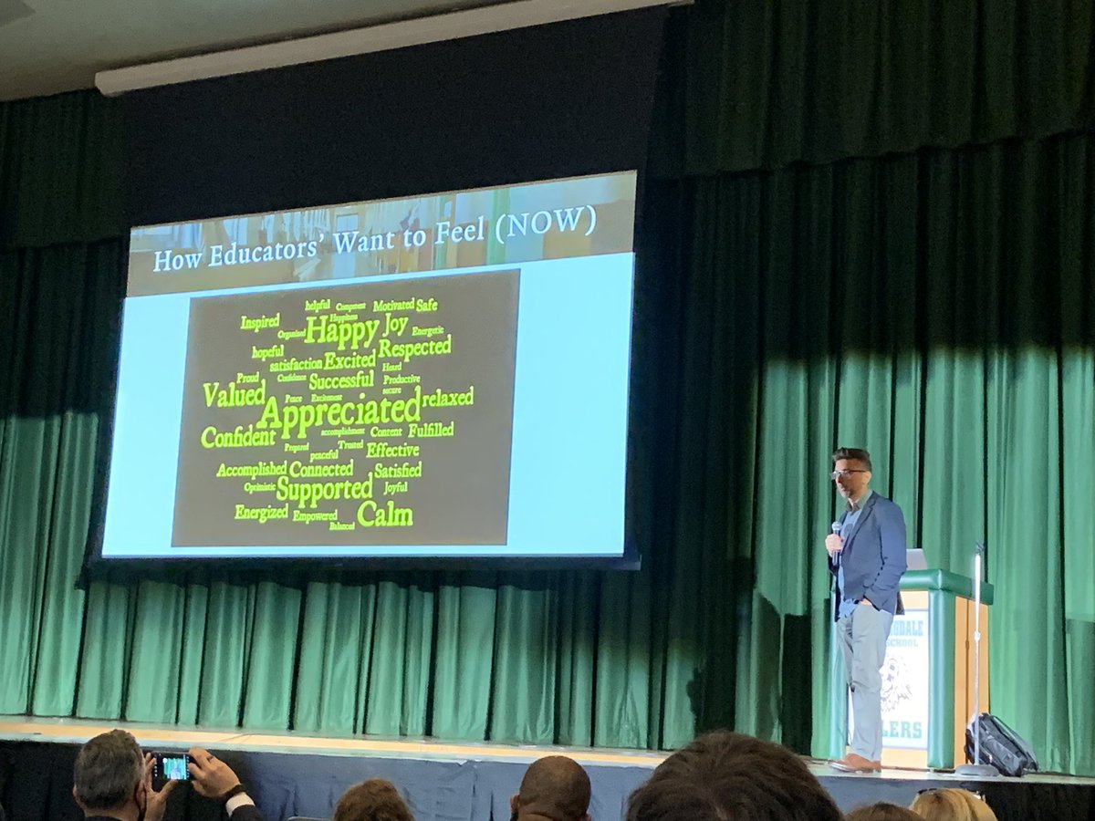 Powerful presentation by @marcbrackett today on the importance of emotional intelligence in schools. #PermissionToFeel