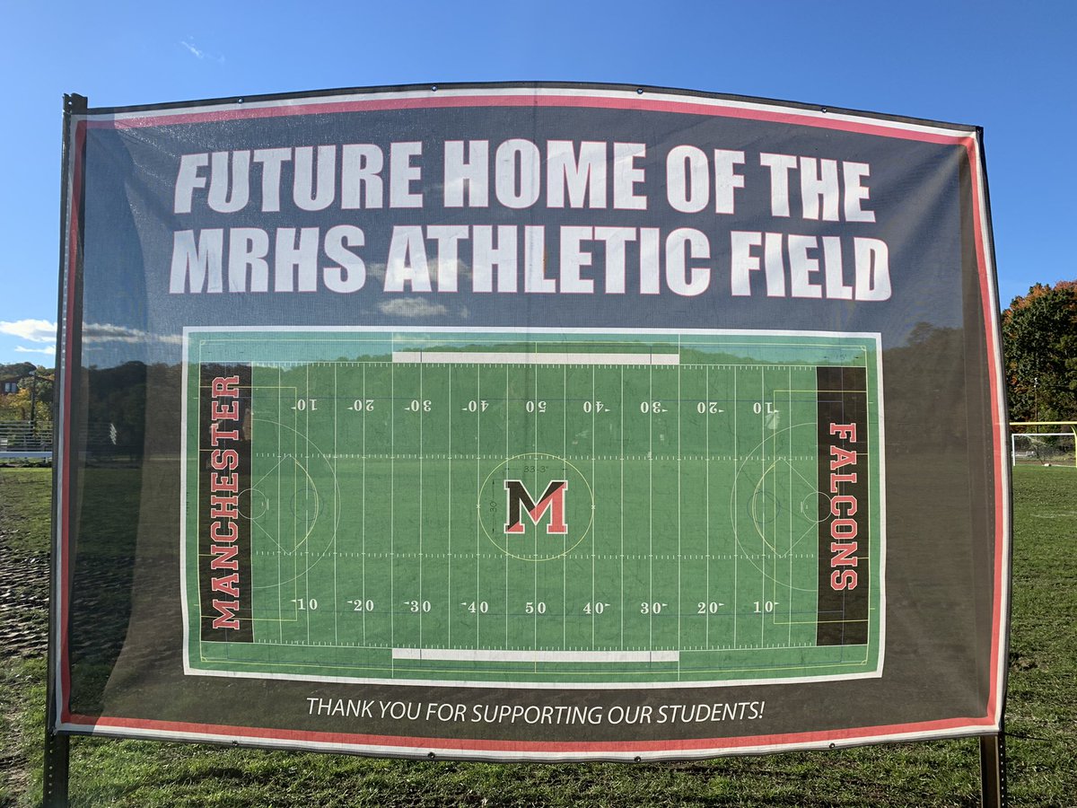 ManchesterRHS's tweet photo. Manchester Celebrates the Groundbreaking of its New Turf! https://t.co/BDtf1FsBxp