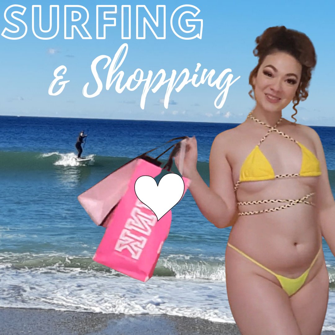 Guilty Pleasure Contest Some of my Favorite things are Surfing & Shopping I can do it for hours & it always ends with me soar & wet 💦 https://t.co/R36A15M1OU https://t.co/QWTZo0nJfJ