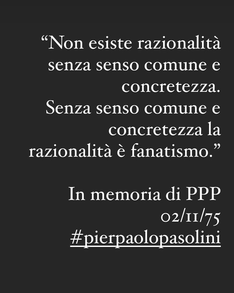 Luci70033942's tweet photo. #sensocomune #concretezza #PierPaoloPasolini https://t.co/2vornML7vD