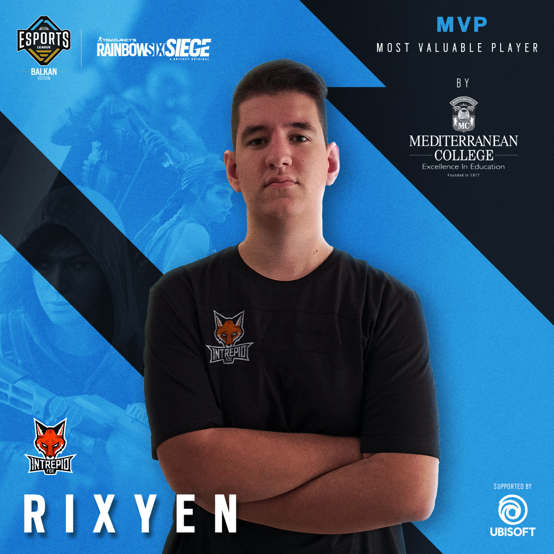 eSportsLeagueGR's tweet photo. These are the @medcollege1 MVPs of Esports League - Balkan Edition Day 9 supported by @ubisoft!
#eleague #ubisoft #balkanleague #r6siege #r6league #esportsleague #balkanedition https://t.co/th27N1LjmV