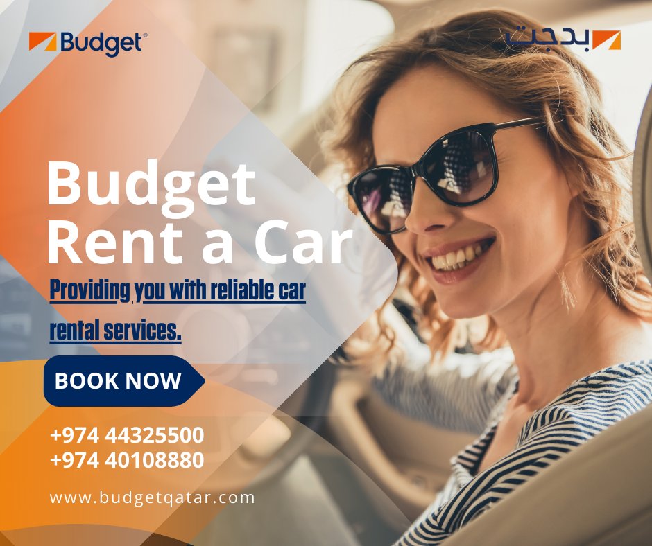 QatarBudget's tweet photo. Budget Rent a Car, providing you with reliable car rental services.
If you'd like to inquire or book, please call us: +974 44325500 / +974 40108880.
You can also visit our website at https://t.co/plS9bgCi9K
#bestrental #rentalcars #cars #Qatar #FIFA #FIFAArabCup #FIFAWorldCup https://t.co/VvoGflqYYM