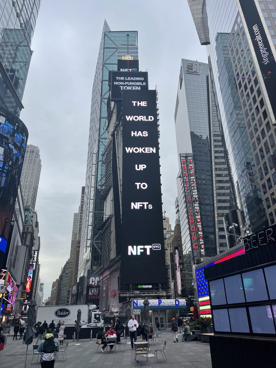 It’s probably nothing… #nftnyc2021