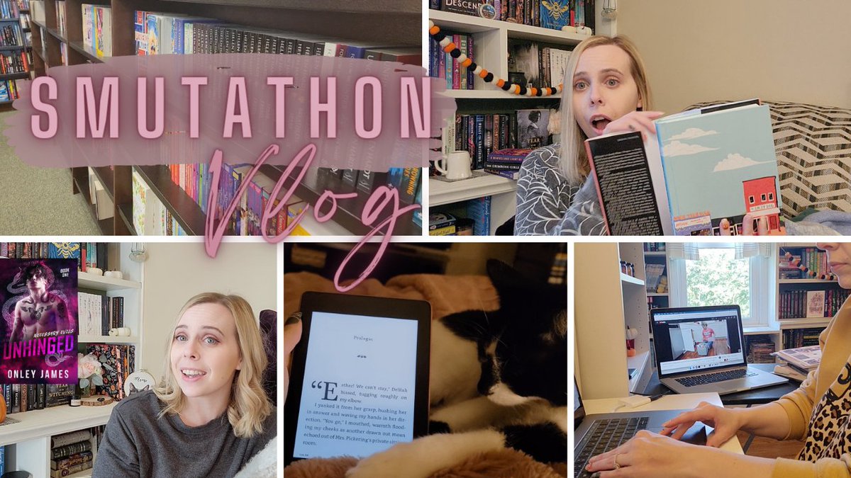 My (hour long.. oops 😬) <a href="/smutathon/">Smutathon</a> vlog is live ❤❤

This round didn't go quite as planned but I still had such a fun time!! And found some books I loved (eventually 🙈)