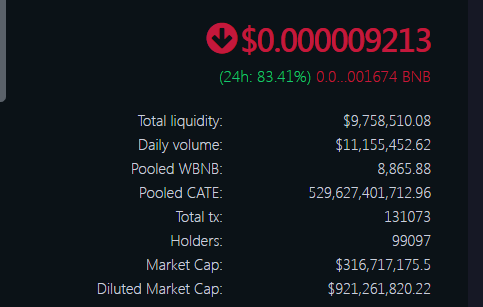 catecoin's tweet photo. $CATE 🐱will lose one more ‘0’ imminently.

Another 100X until we overtake the #dogecoin 🐶
Hodl #catecoin all the way 🚀🚀🚀 https://t.co/2L0xNwFSpE