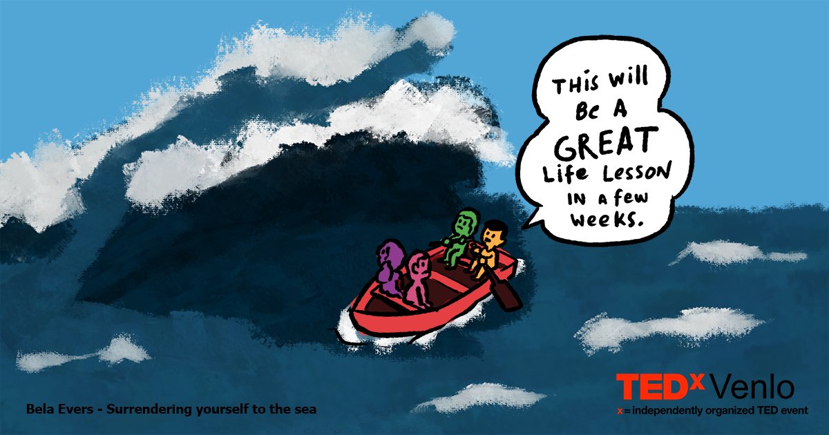 Bela gave us a great life lesson ⛵️
#TEDxVenlo