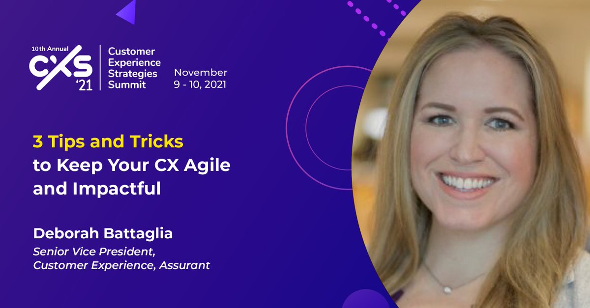 CXToronto's tweet photo. Interested in 3 Tips and Tricks to Keep Your CX Agile and Impactful? Register for #CXS2021 and find out! https://t.co/k3q4r0l5S0

@Assurant  #CX #agileCX #customerexperiencestrategy #customerexperience https://t.co/EMpXM55DCC