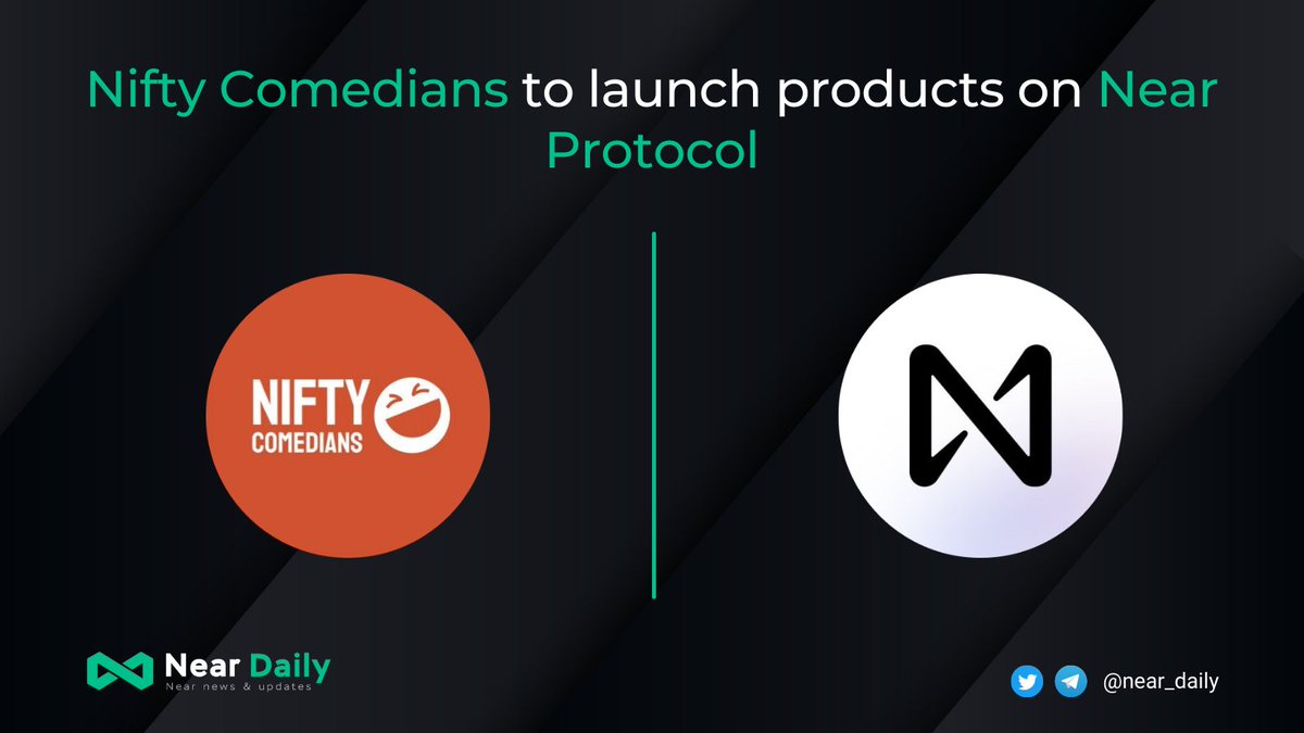 MidenDaily's tweet photo. 🎉 @NiftyComedians , a new blockchain-based NFT store and marketplace that allows comedians to showcase their work and garner support for their talent, has launched #NFT products on 
@NEARProtocol today! Welcome 😍

👉 Learn more at: https://t.co/mjPxb9KLNc

$NEAR #NEARverse https://t.co/Ql4CLztLAY