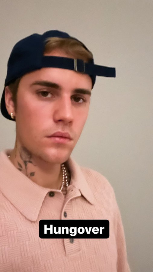 jdbonline's tweet photo. Justin Bieber via Instagram Stories. https://t.co/pl3QfAhPeJ