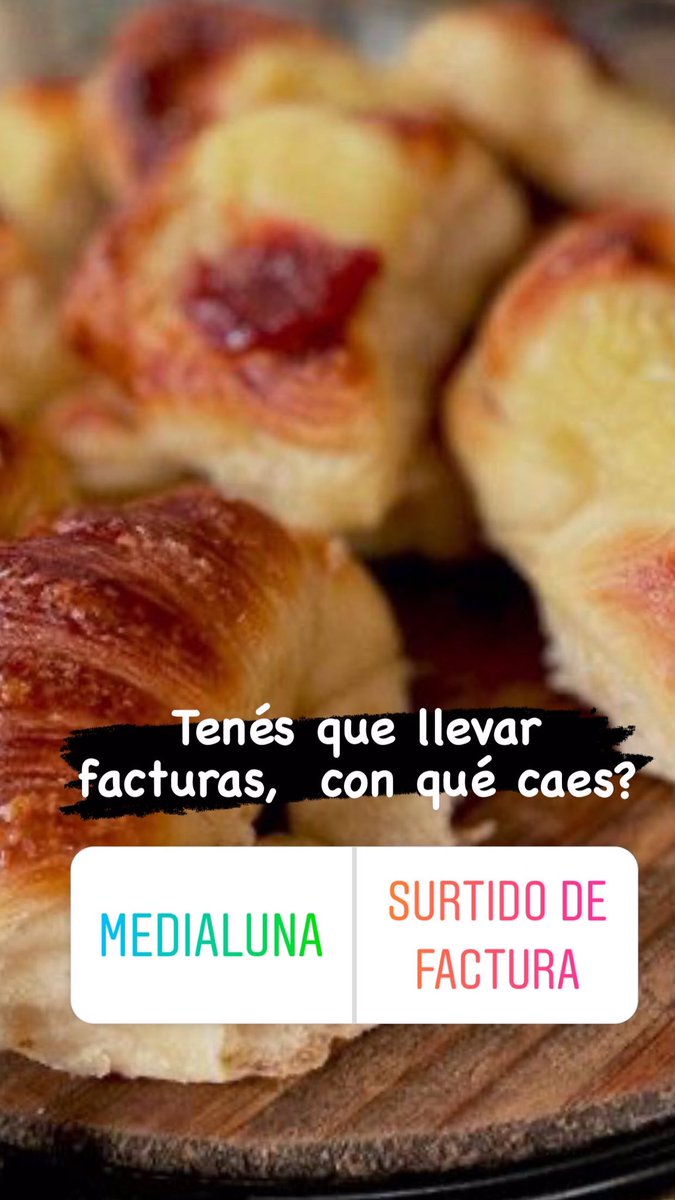 [ABRIENDO HILO] En SHOW ATTACK  hoy queremos saber si te toca llevar facturas,  con qué caes?   Solo medialunas o un surtido de facturas?👇👇👇 SHOW ATTACK