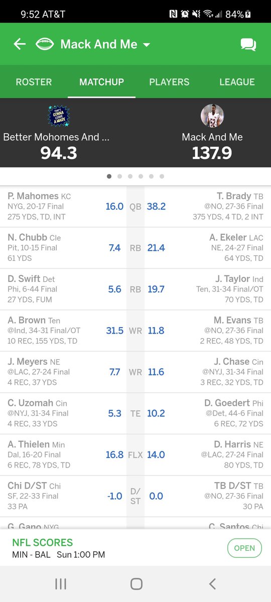 illini6881's tweet photo. We did it again @AustinEkeler , welcome back from bye week. https://t.co/oVxgsRhauk