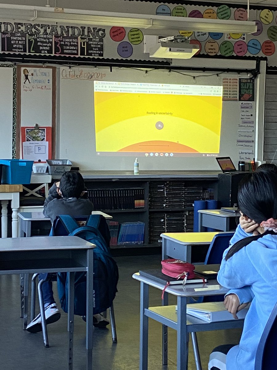 Mindful Monday, group meditation with  <a href="/Headspace/">Headspace</a>  and setting our weekly i tensions